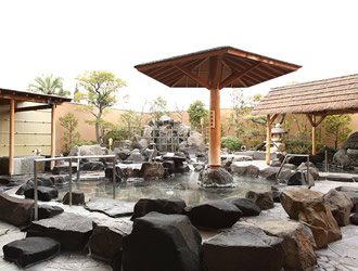 愛知県の朝風呂スーパー銭湯:天然温泉 かきつばた