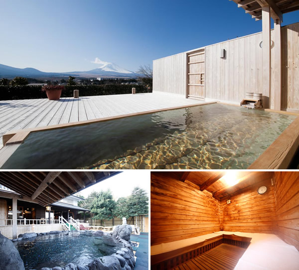 富士山が見える絶景風呂：茶目湯殿