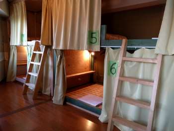 長野県のカプセルホテル：Local Knot Backpackers(ドミトリー)