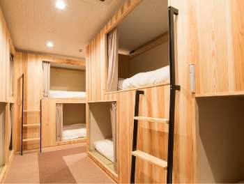 京都市東山区三条のカプセルホテル:旅寛 HOSTEL 祇園